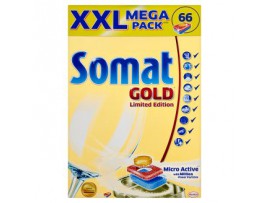 Somat Gold Таблетки для автоматических посудомоечных машин 66 шт,  1254 г